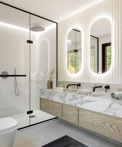 3 makuuhuone Rivitalo myytävänä paikassa Mijas mukana uima-altaan 
autotalli - 639 000 € (Ref: 8778574)