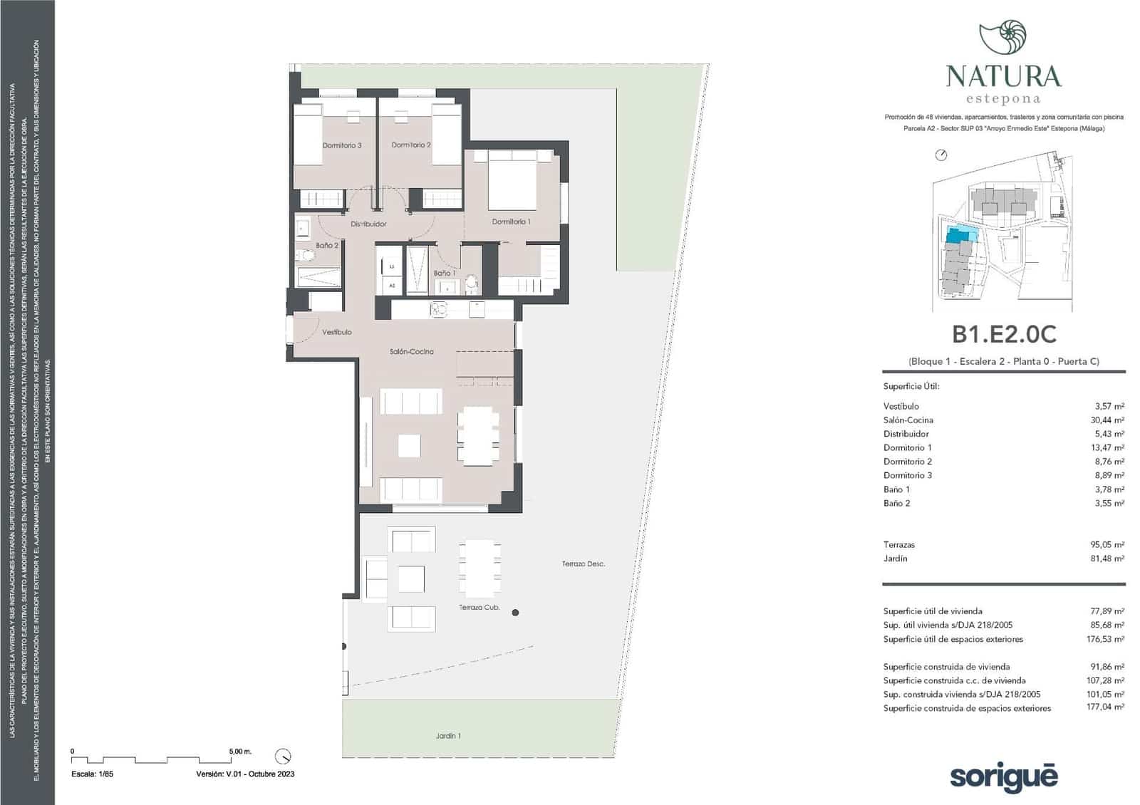 3 bedroom Apartment for sale in Estepona with pool garage - € 525,000 (Ref: 8783923)