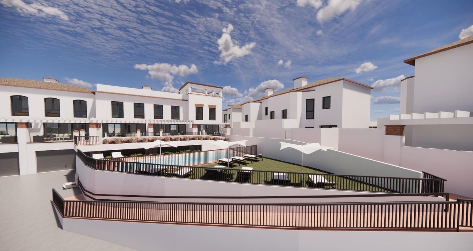 2 soveværelse Rækkehus til salg i El Penoncillo med swimmingpool garage - € 318.000 (Ref: 9124914)