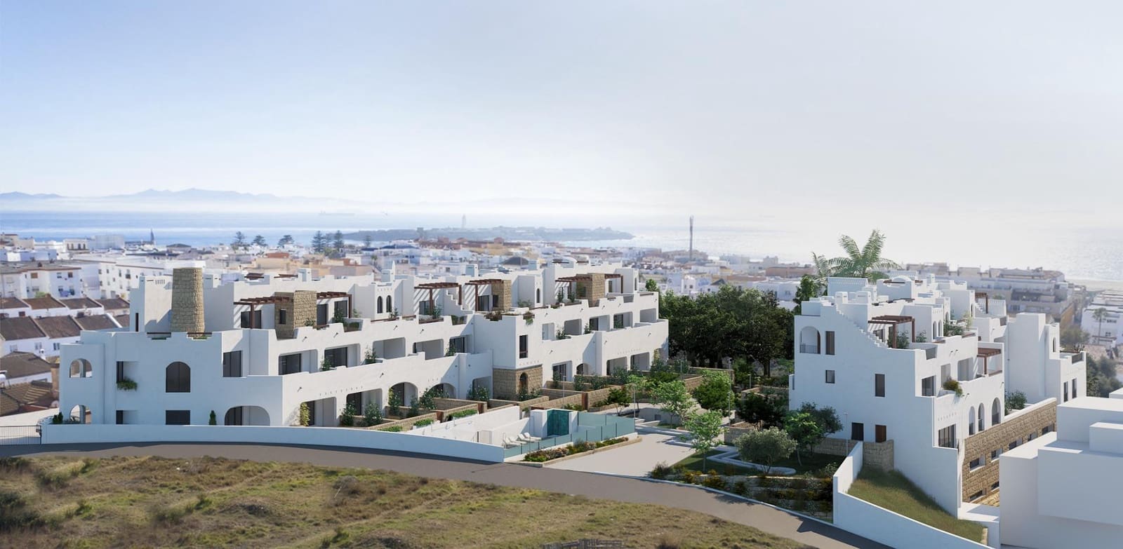 2 sovrum Takvåning till salu i Tarifa med pool garage - 455 000 € (Ref: 9252369)