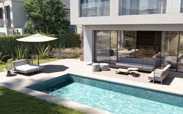 4 sypialnia Willa na sprzedaż w Casares z basenem garażem - 2 900 000 € (Ref: 9860055)