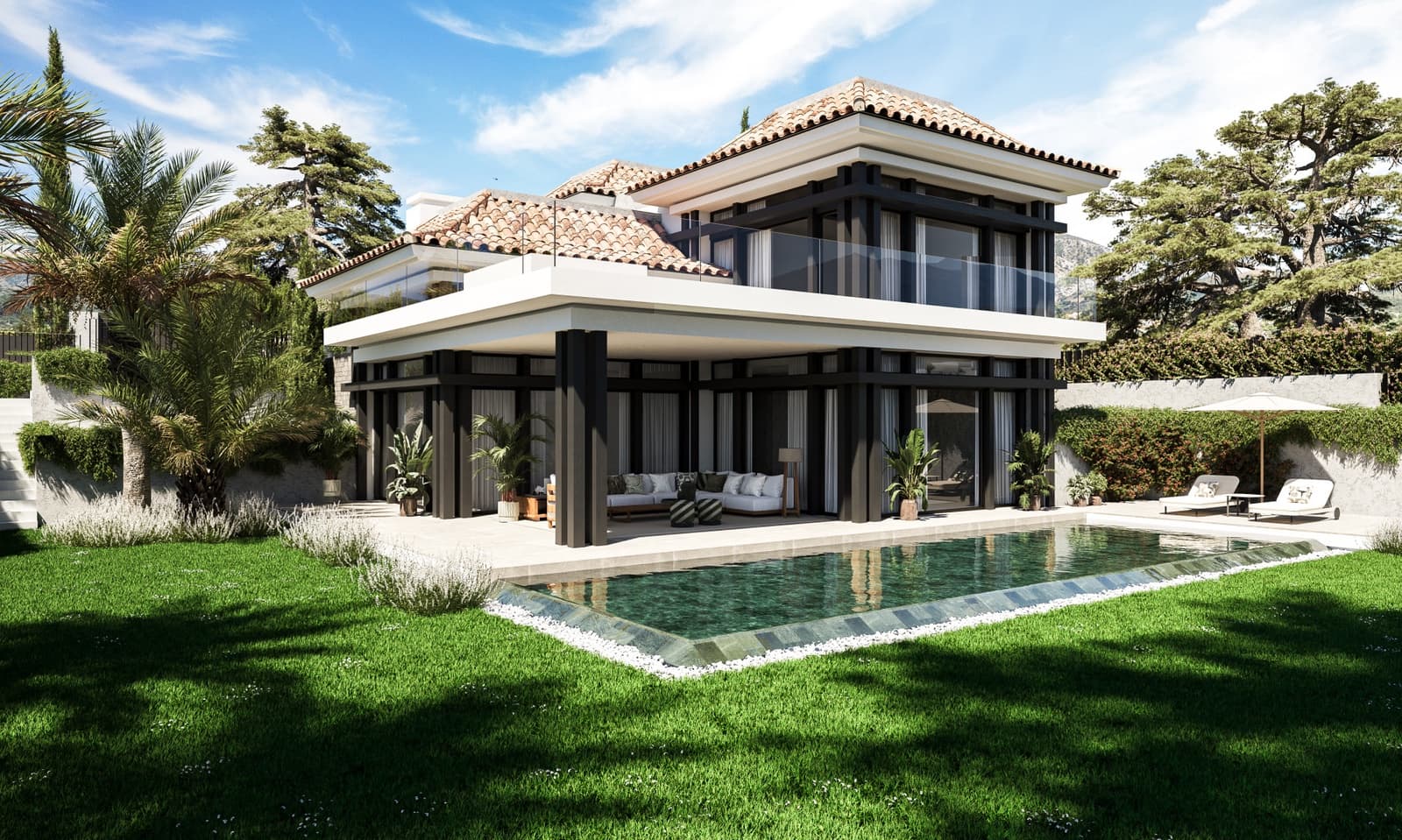 4 Zimmer Villa zu verkaufen in Marbella mit Pool Garage - 4.850.000 € (Ref: 8504155)