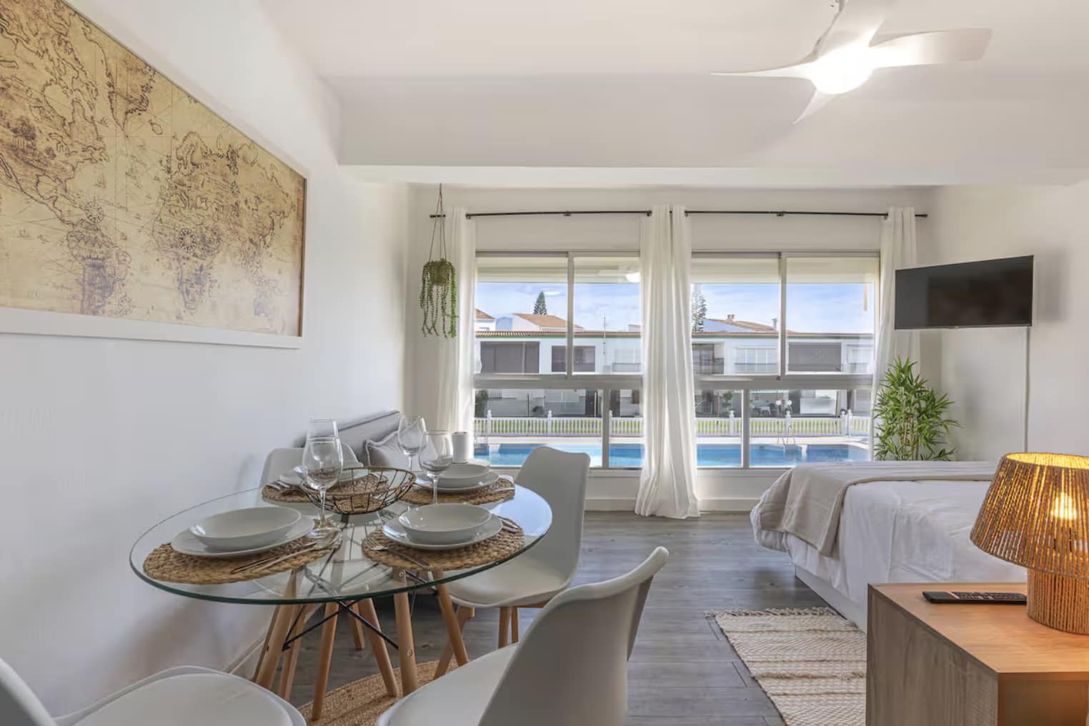 1 soveværelse Studio til leje i Manilva med swimmingpool garage - € 900 (Ref: 9239732)