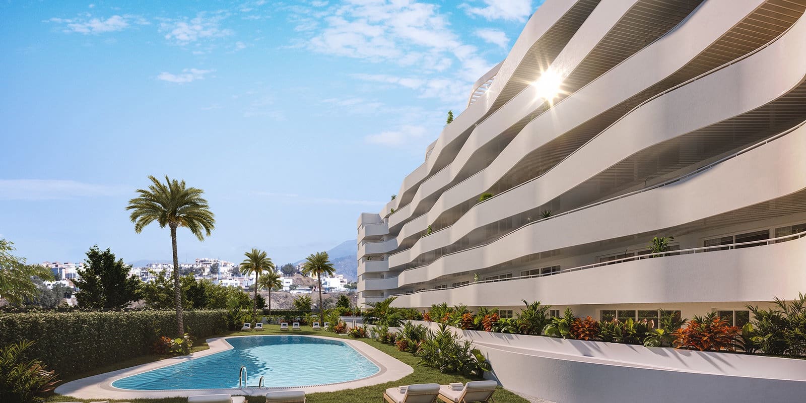 2 soverom Leilighet til salgs i Torre del Mar med svømmebasseng garasje - € 330 000 (Ref: 8595880)