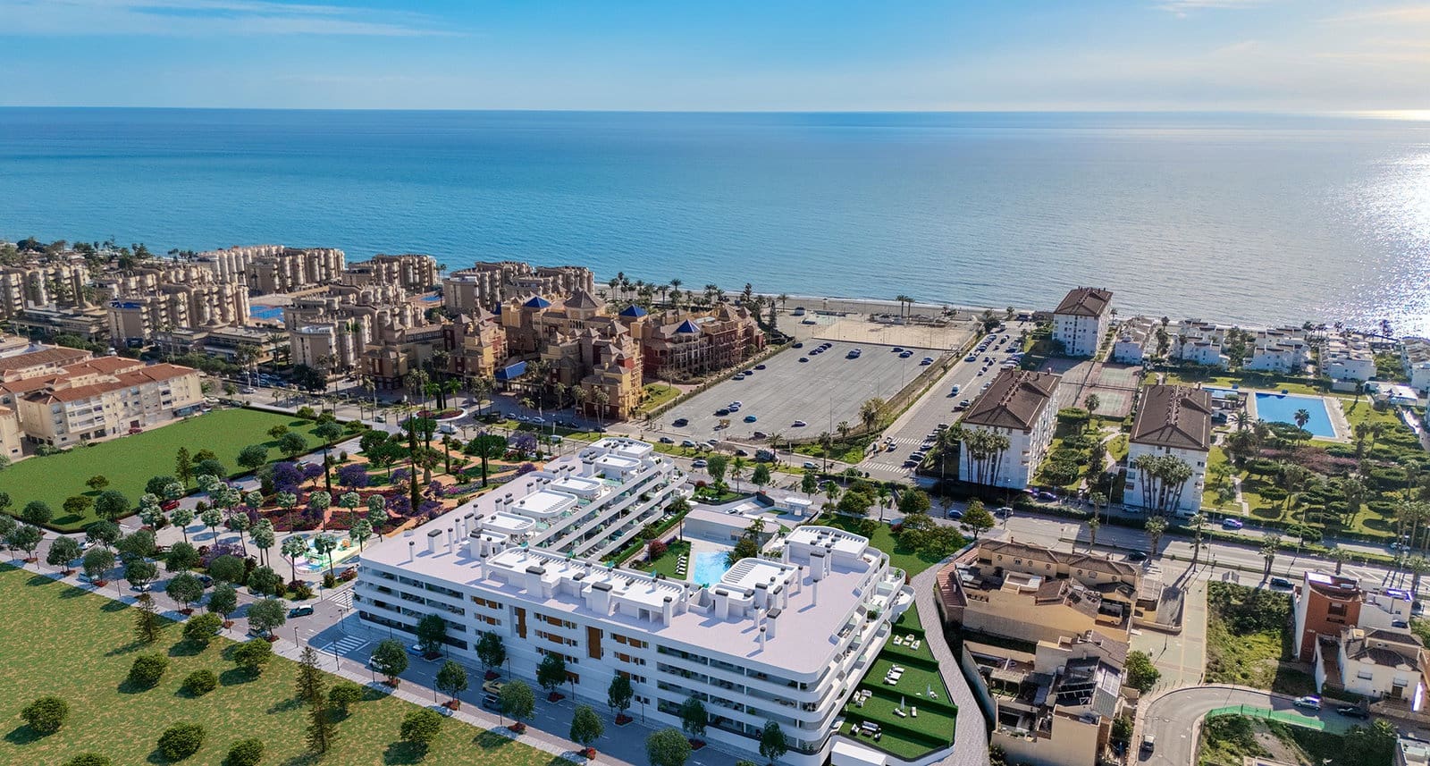 2 bedroom Apartment for sale in Torrox-Costa with pool garage - € 334,000 (Ref: 9099886)