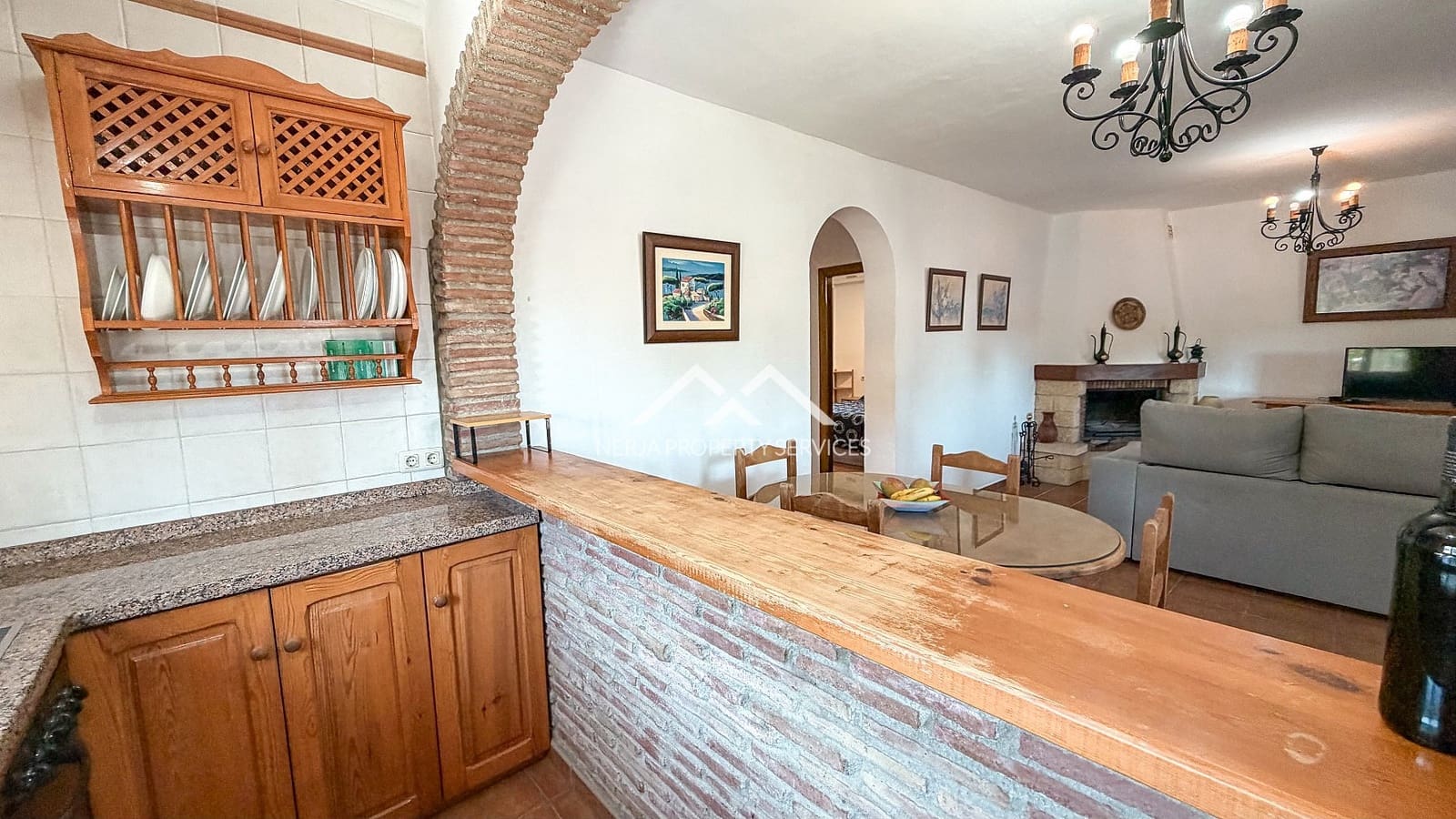2 bedroom Villa for rent in Frigiliana with pool garage - € 1,600 (Ref: 10060527)
