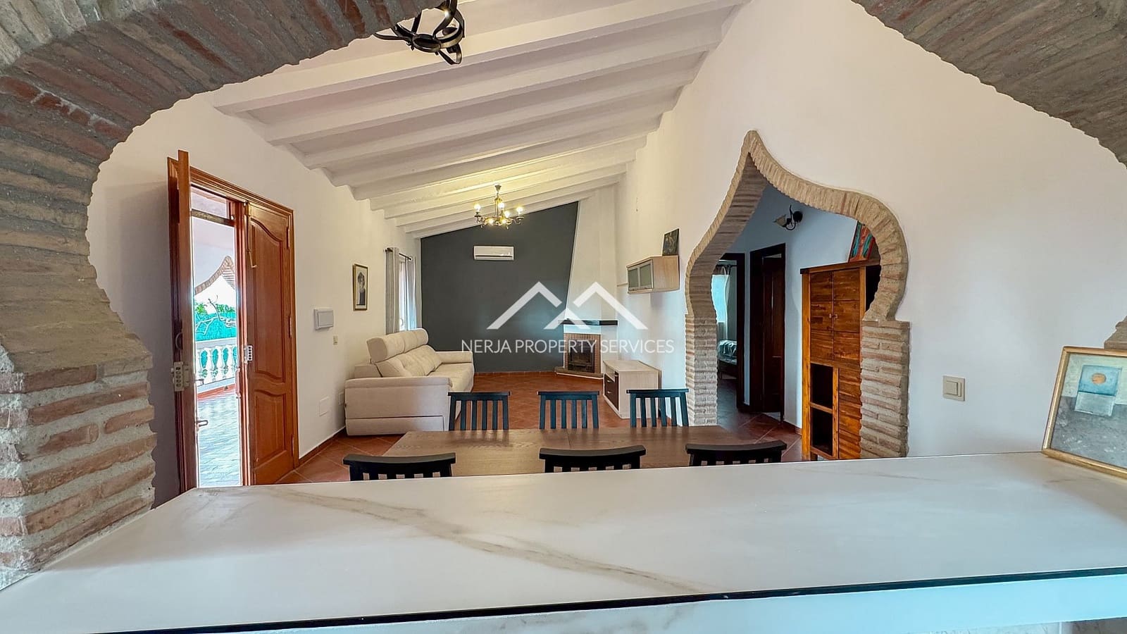 3 sovrum Villa att hyra i Frigiliana med pool garage - 1 550 € (Ref: 4685225)