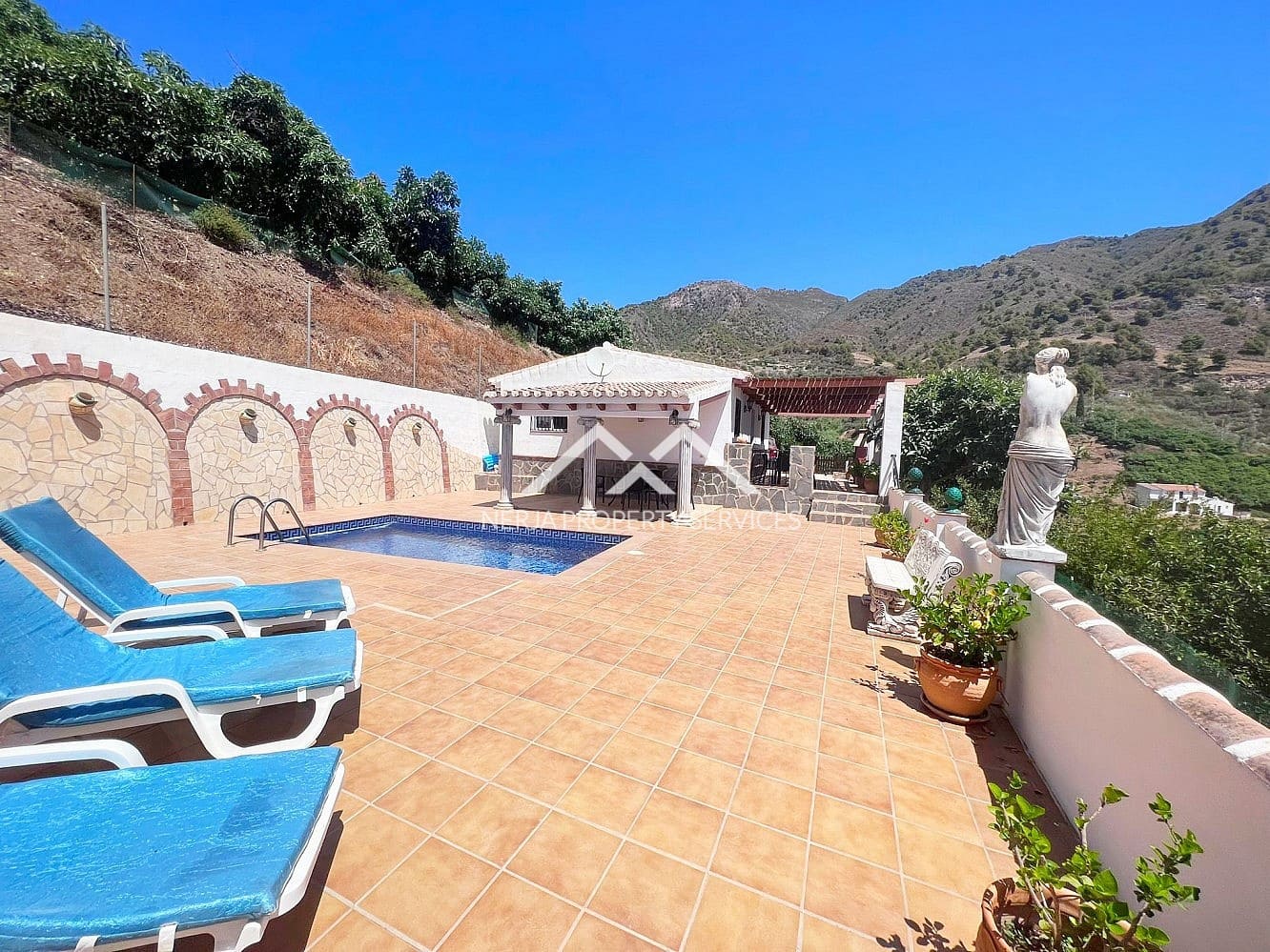 2 camera da letto Villa da affittare in Frigiliana con piscina garage - 1.400 € (Rif: 5507385)