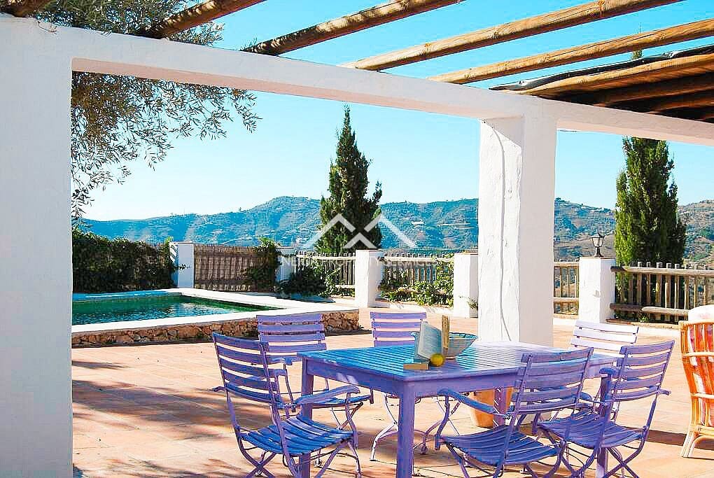 3 slaapkamer Villa te huur in Frigiliana met zwembad garage - € 1.400 (Ref: 8024916)