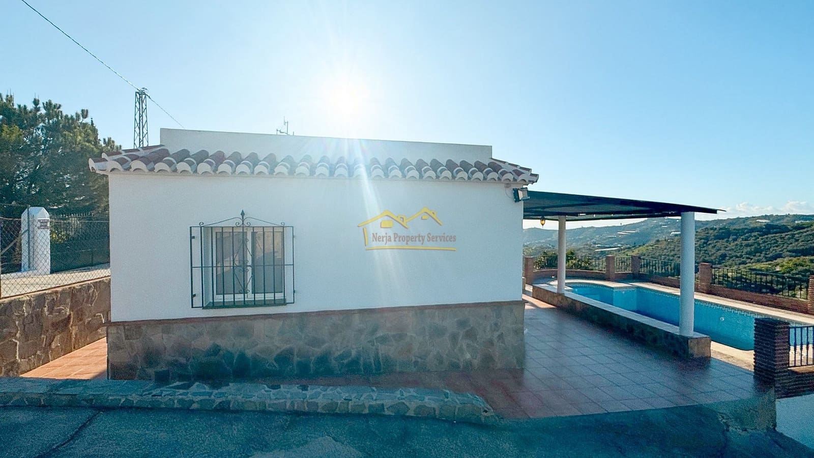 2 sovrum Finca/Hus på landet att hyra i Torrox med pool garage - 1 000 € (Ref: 8736579)