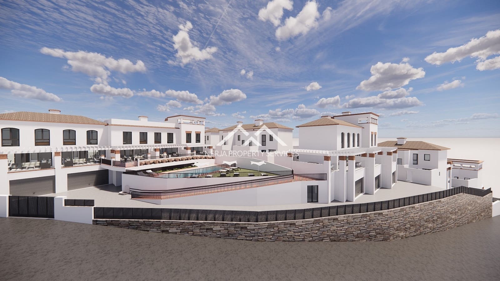 2 soveværelse Byhus til salg i Torrox-Costa med swimmingpool - € 396.000 (Ref: 8884736)