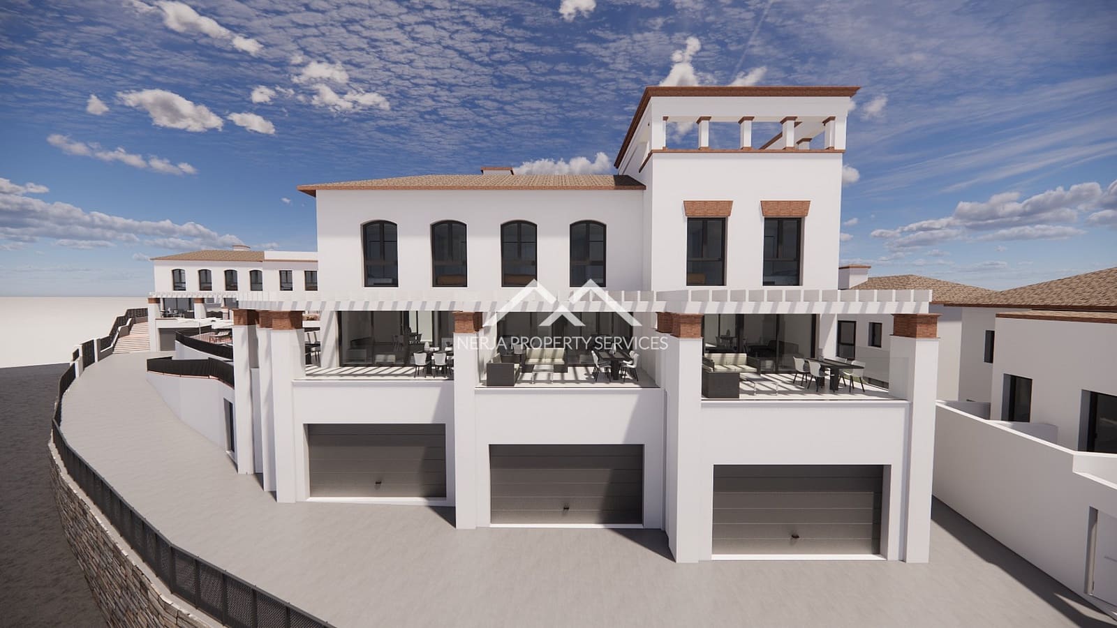 2 soveværelse Byhus til salg i Torrox-Costa med swimmingpool - € 396.000 (Ref: 8884736)