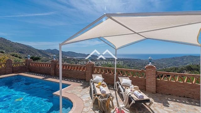 2 sovrum Villa att hyra i Frigiliana med pool - 1 400 € (Ref: 9362819)