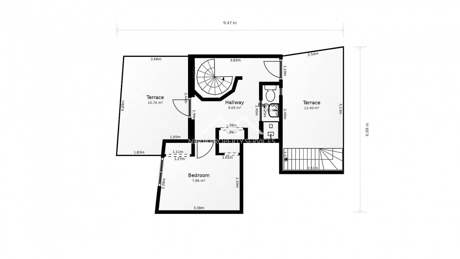 2 quarto Casa em Banda para venda em Frigiliana - 395 000 € (Ref: 9553009)