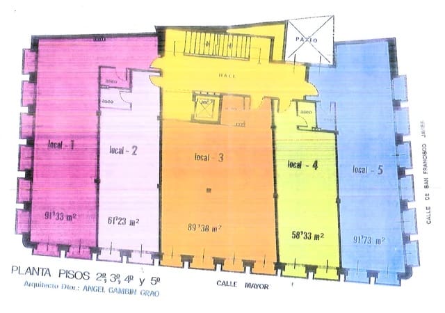 18 soveværelse Lejlighed til salg i Casco Antiguo - Sant Cruz - Ayuntamiento, Alicante by - € 780.000 (Ref: 9202040)