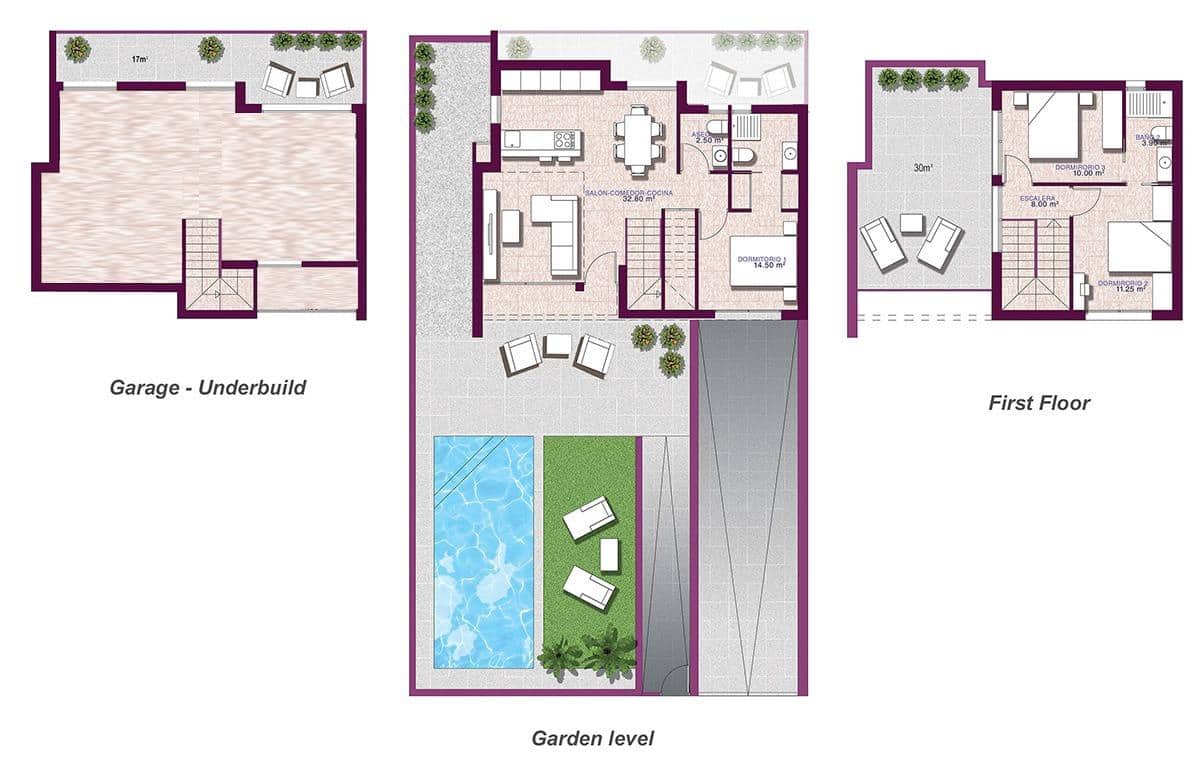 3 soveværelse Villa til salg i El Campello med swimmingpool garage - € 855.000 (Ref: 9205486)