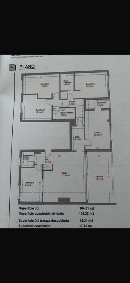 4 makuuhuone Asunto myytävänä paikassa Alicante kaupunki - 530 000 € (Ref: 9911681)