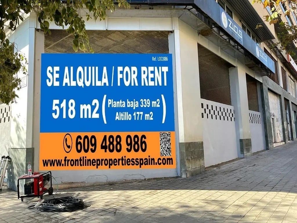 Commercieel te huur in Alicante stad - € 3.800 (Ref: 8756816)