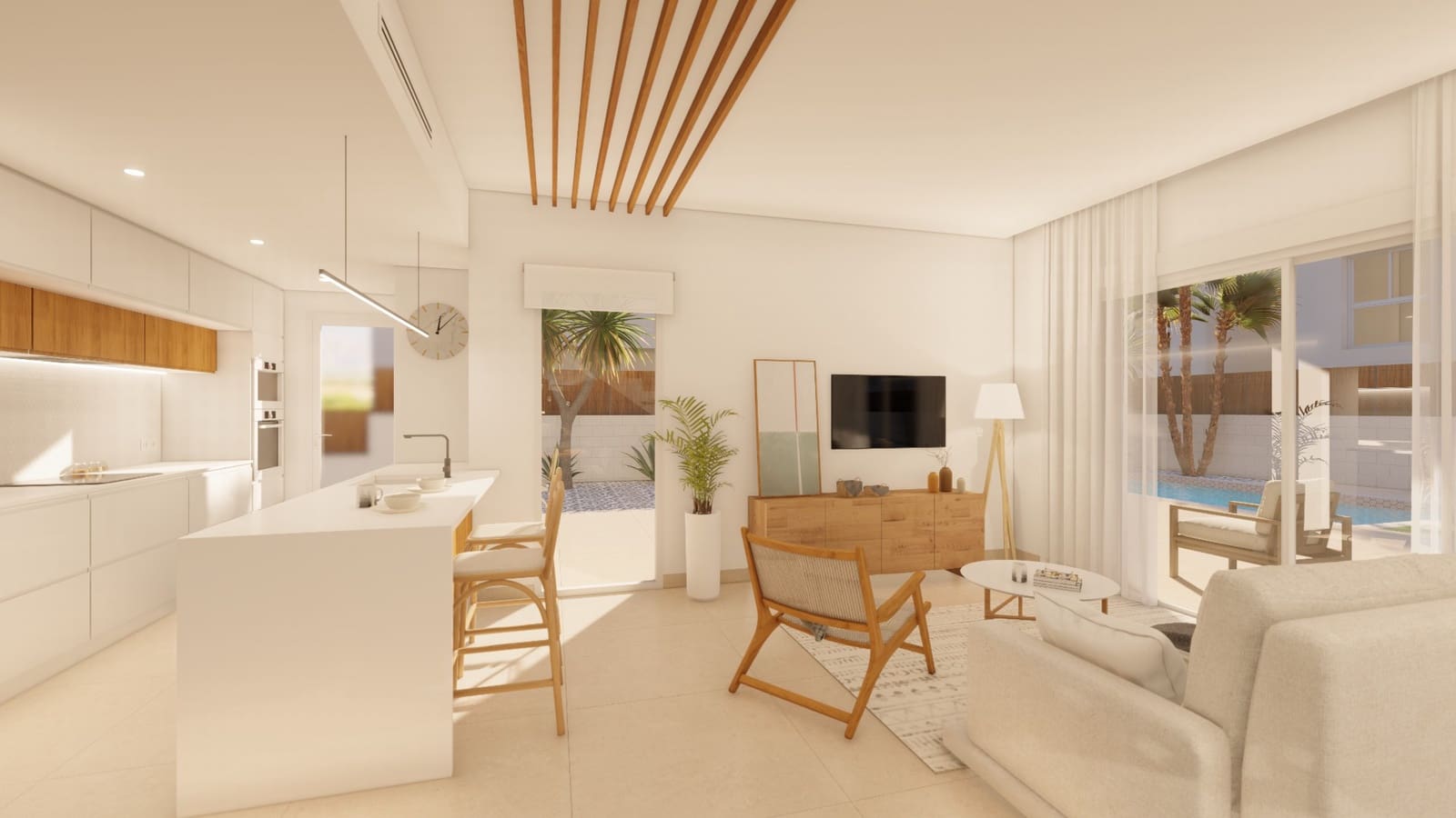 3 bedroom Villa for sale in Pilar de la Horadada with pool - € 469,000 (Ref: 8788087)