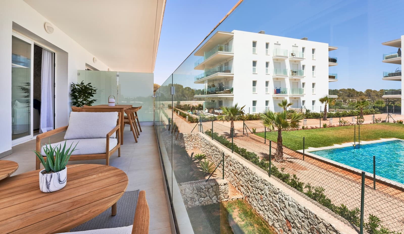 2 soveværelse Lejlighed til salg i Cala d'Or med swimmingpool garage - € 450.000 (Ref: 5056561)