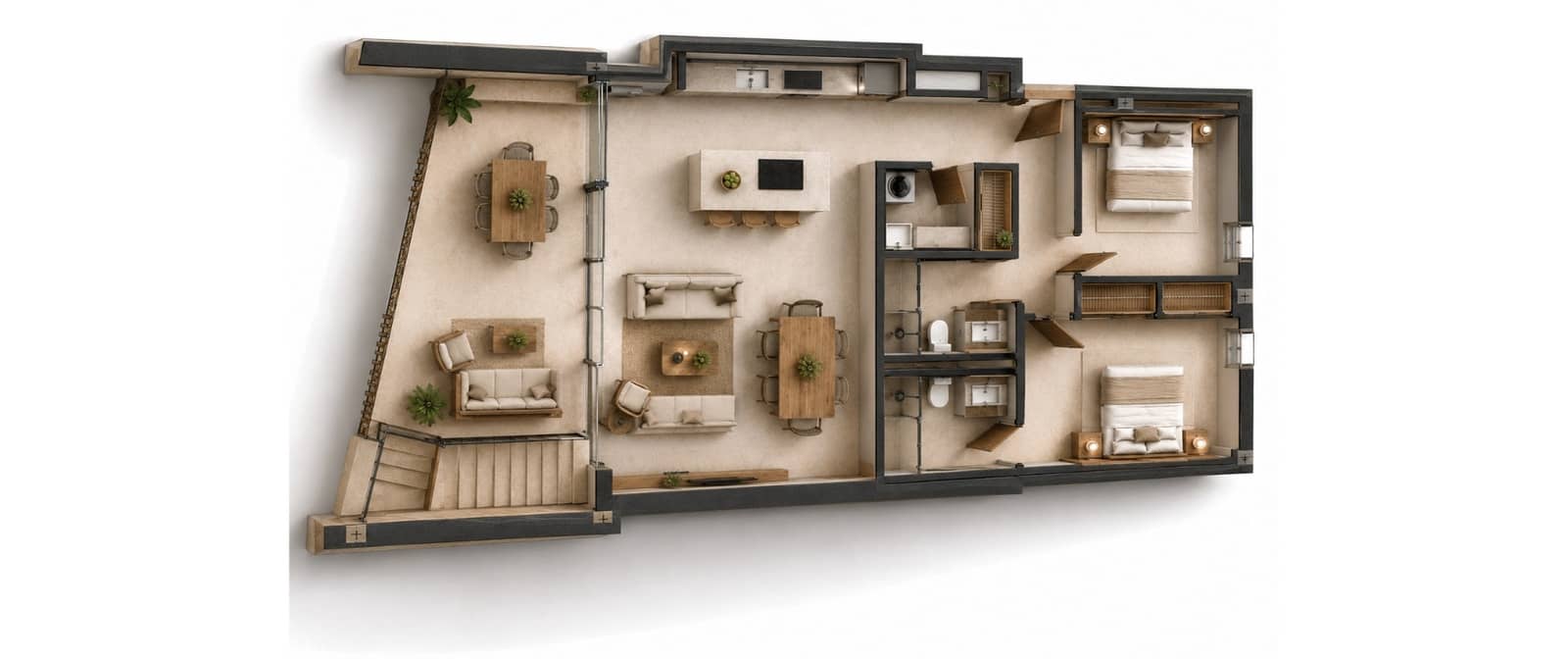 2 camera da letto Attico in vendita in Peguera / Paguera con piscina garage - 1.775.000 € (Rif: 5292585)