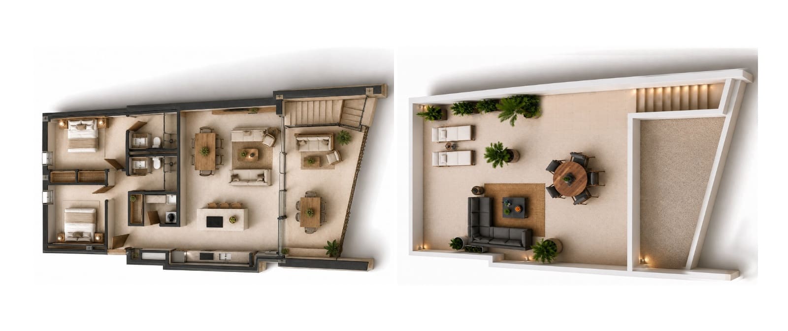 2 camera da letto Attico in vendita in Peguera / Paguera con piscina garage - 1.775.000 € (Rif: 5292585)