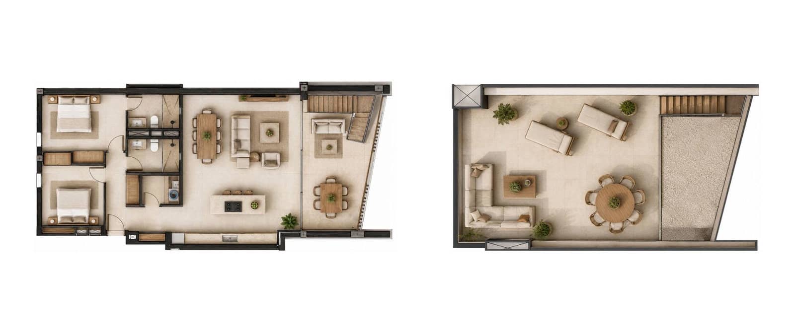 2 soveværelse Penthouse til salg i Peguera / Paguera med swimmingpool garage - € 1.775.000 (Ref: 5292585)
