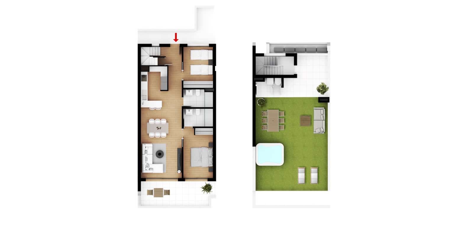 3 bedroom Apartment for sale in Denia with pool garage - € 379,000 (Ref: 6780180)