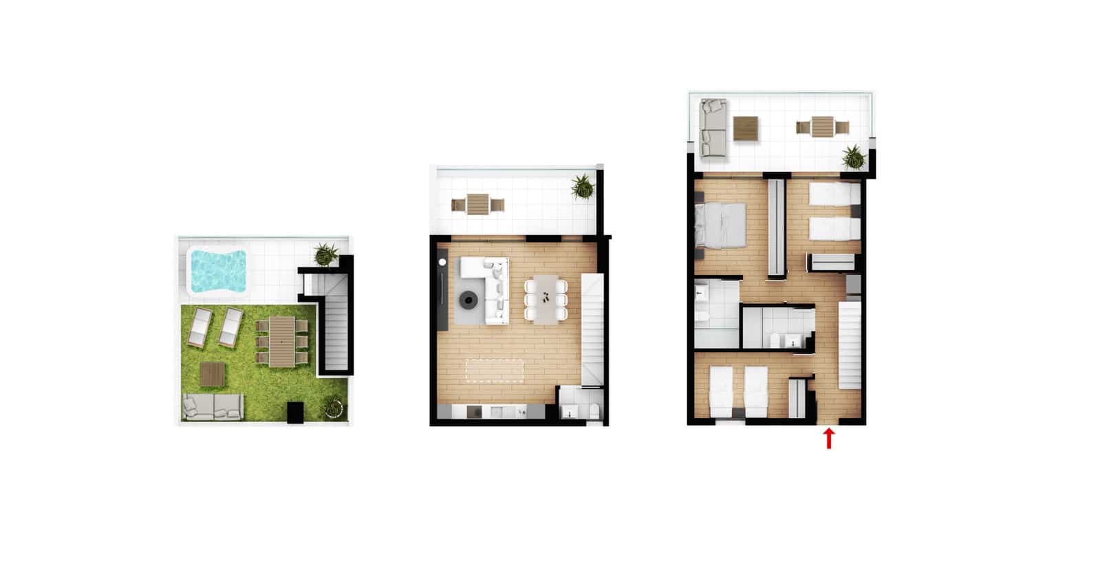 3 bedroom Apartment for sale in Denia with pool garage - € 379,000 (Ref: 6780180)
