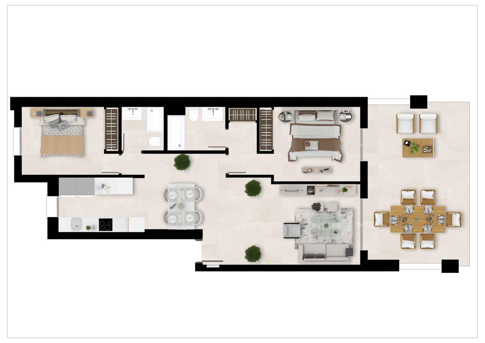 2 soveværelse Lejlighed til salg i Estepona med swimmingpool garage - € 360.000 (Ref: 7074732)