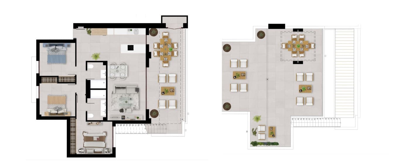3 soverom Penthouse til salgs i Istan med svømmebasseng garasje - € 580 000 (Ref: 8254664)