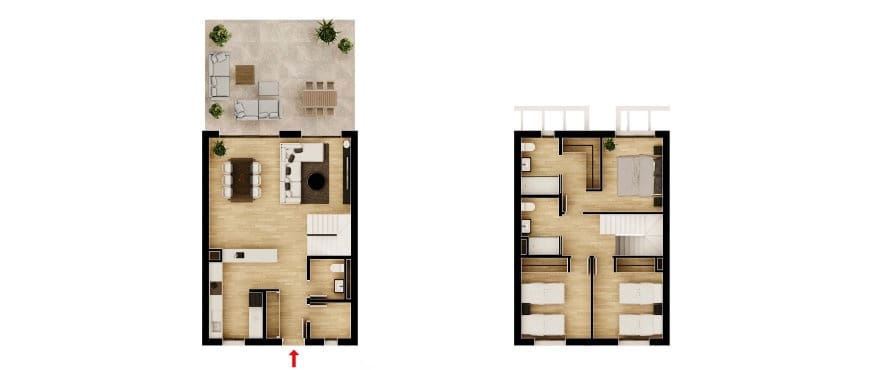 2 sovrum Lägenhet till salu i Monforte del Cid med pool garage - 270 000 € (Ref: 8433170)