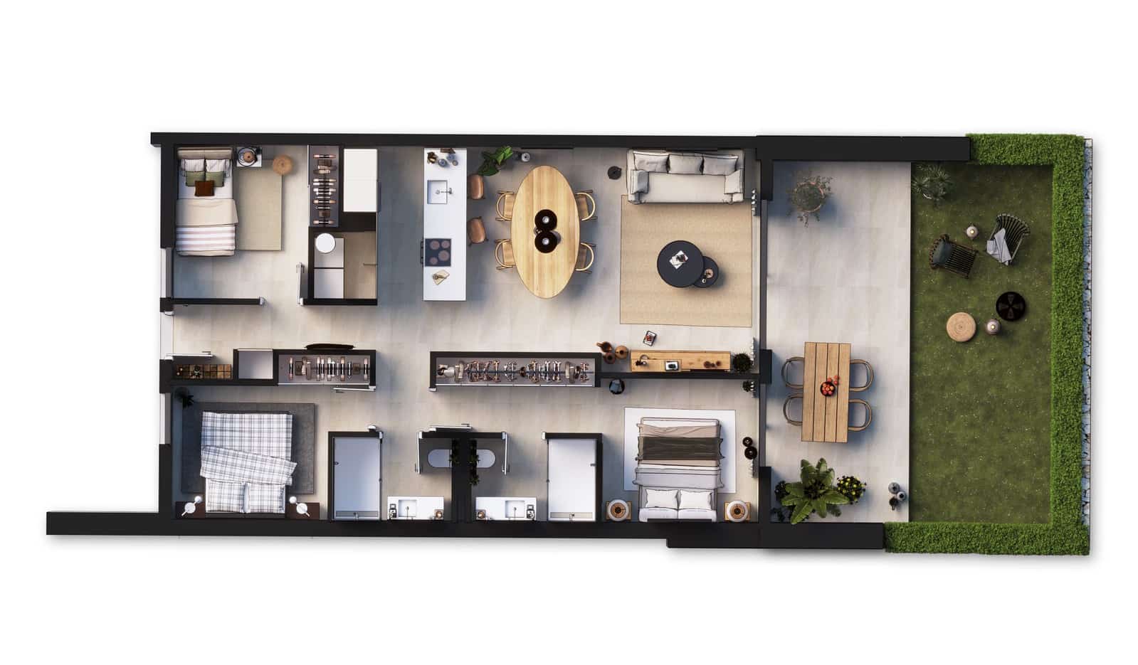3 soveværelse Lejlighed til salg i Sant Elm med swimmingpool garage - € 890.000 (Ref: 8433367)