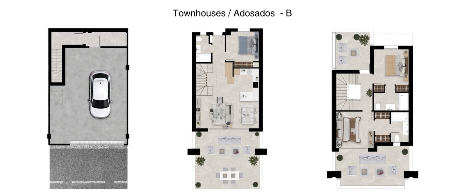 3 bedroom Townhouse for sale in La Cala de Mijas with pool garage - € 650,000 (Ref: 8695692)