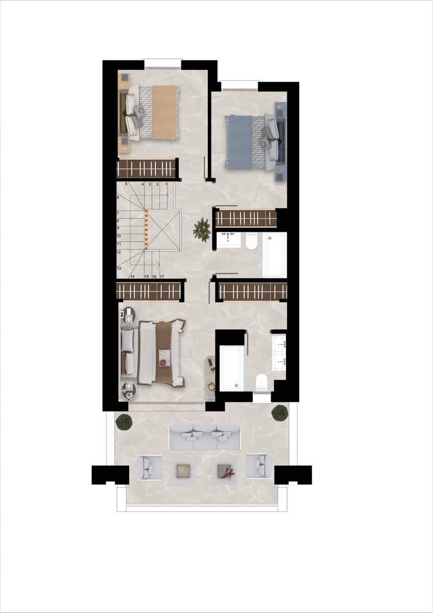3 bedroom Townhouse for sale in La Cala de Mijas with pool garage - € 650,000 (Ref: 8695692)