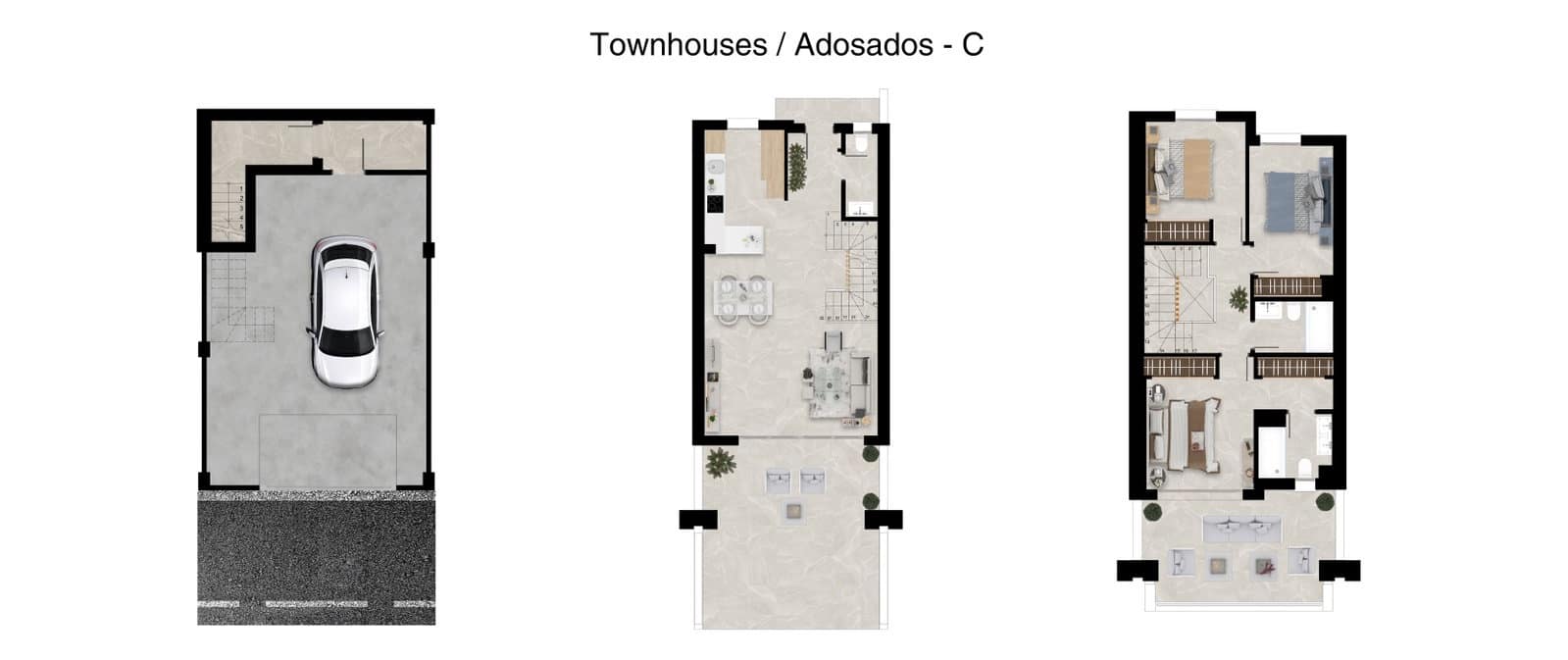 3 bedroom Townhouse for sale in La Cala de Mijas with pool garage - € 650,000 (Ref: 8695692)