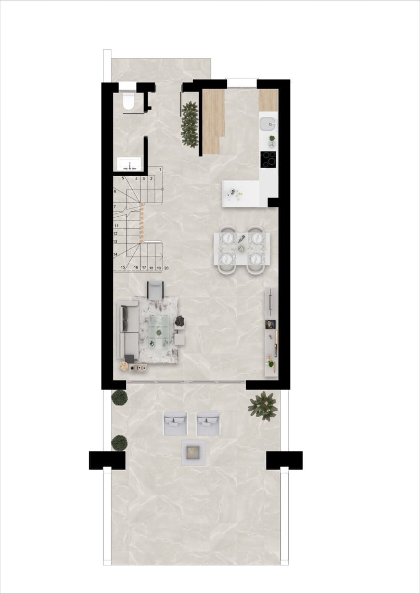 3 bedroom Townhouse for sale in La Cala de Mijas with pool garage - € 650,000 (Ref: 8695692)