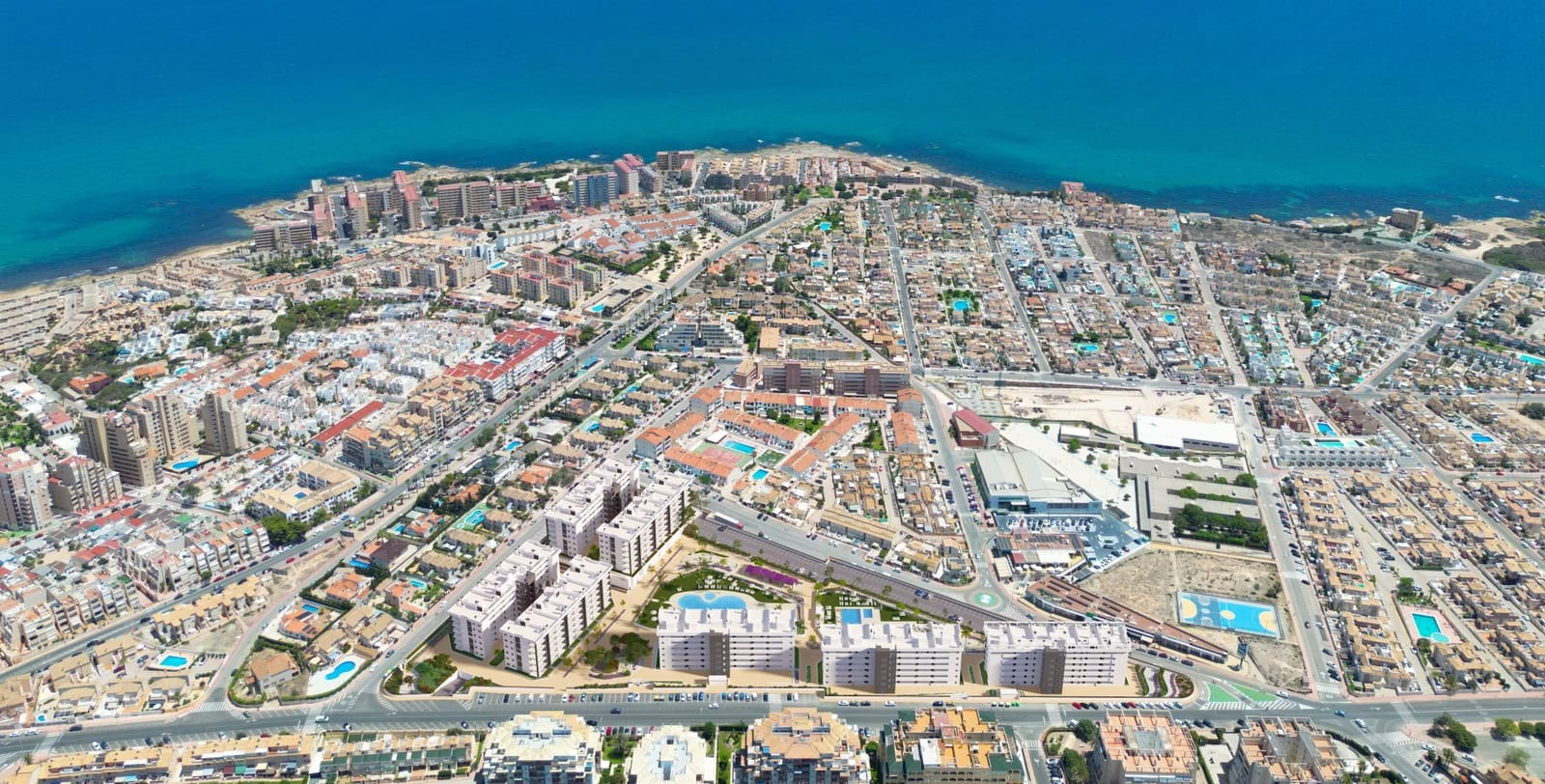 2 soverom Penthouse til salgs i Torrevieja med svømmebasseng garasje - € 545 000 (Ref: 8863318)