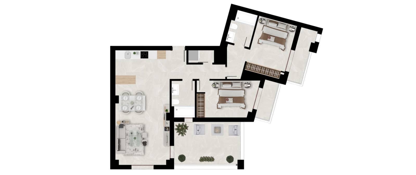 Ático de 2 habitaciones en Benahavís en venta con piscina garaje - 745.000 € (Ref: 9078594)