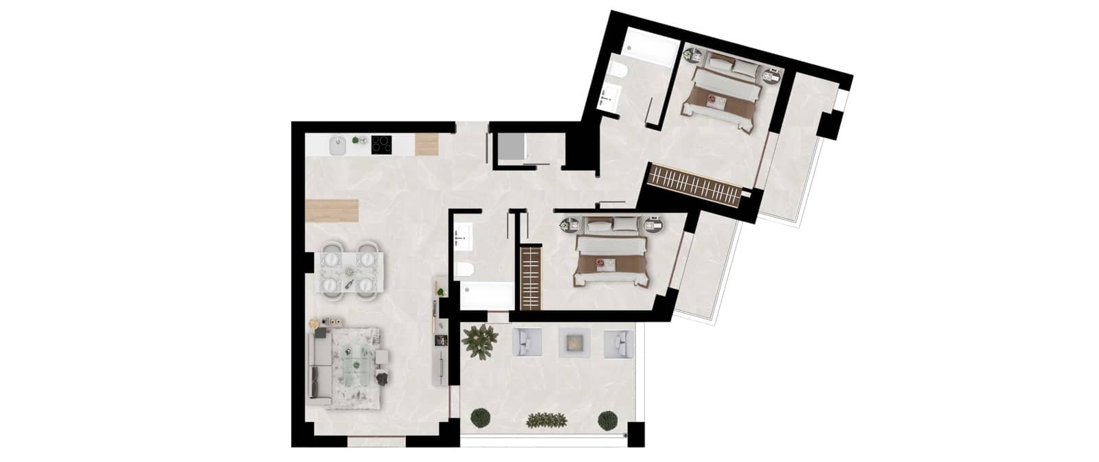 2 soveværelse Lejlighed til salg i Benahavis med swimmingpool garage - € 400.000 (Ref: 9078595)