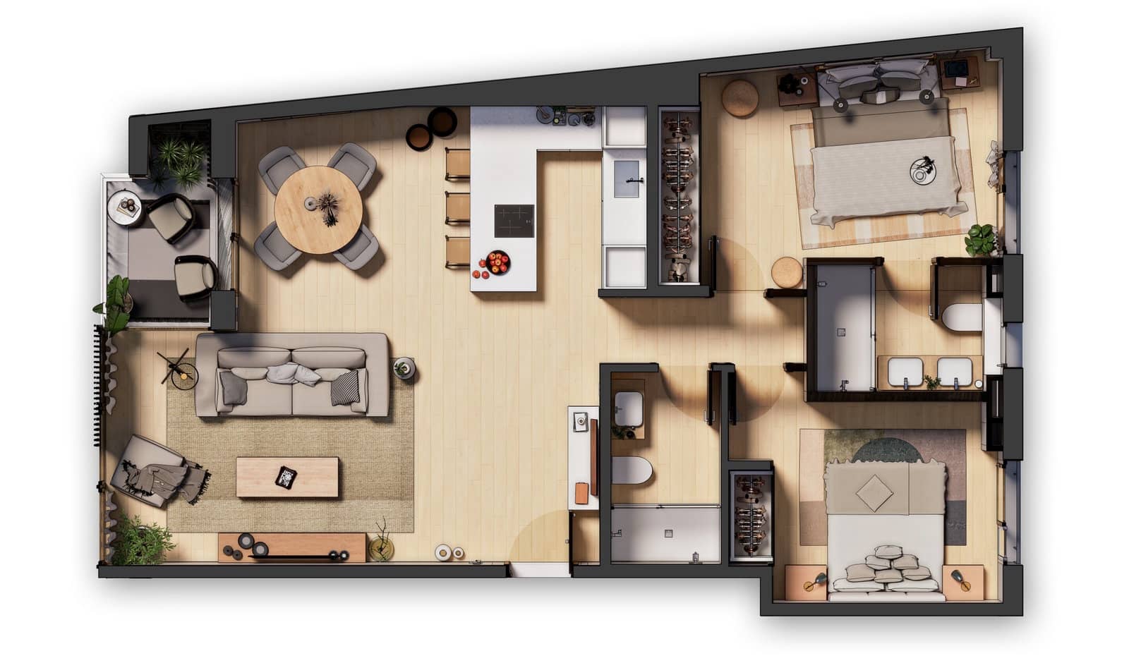 2 bedroom Apartment for sale in Palma de Mallorca with garage - € 765,000 (Ref: 9449875)