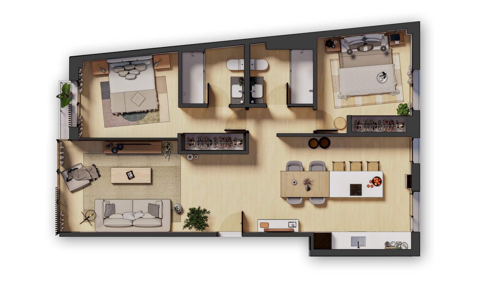 2 bedroom Apartment for sale in Palma de Mallorca with garage - € 765,000 (Ref: 9449875)