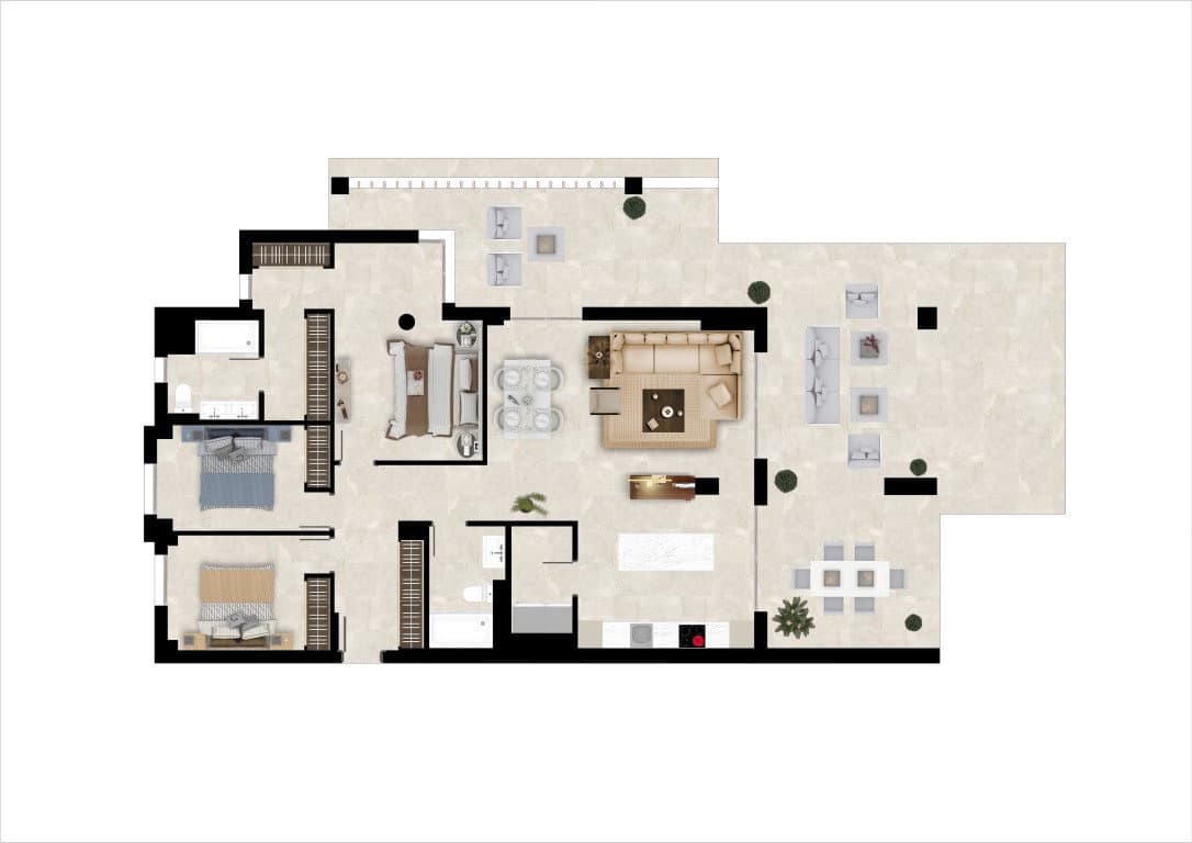 3 camera da letto Appartamento in vendita in Benahavis con piscina garage - 699.000 € (Rif: 9749354)