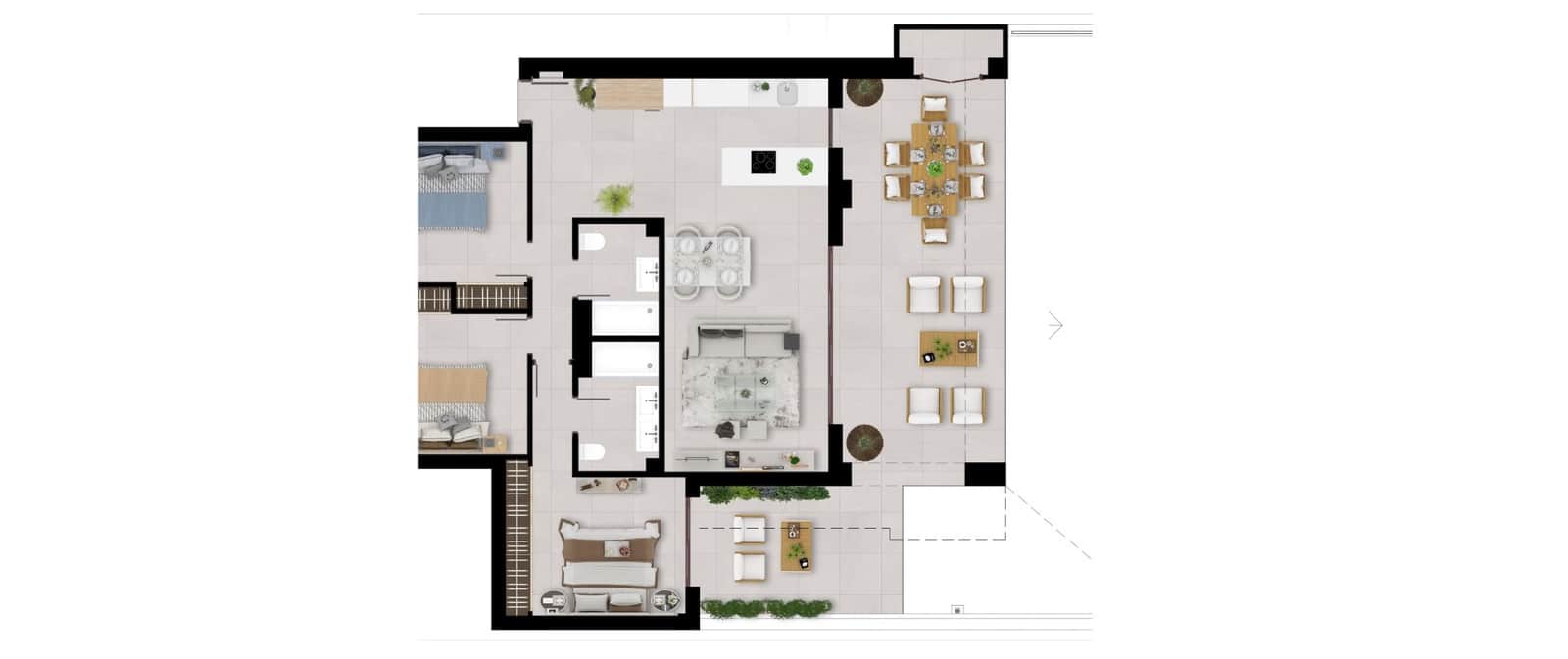 2 soverom Leilighet til salgs i Istan med svømmebasseng - € 460 000 (Ref: 9752527)
