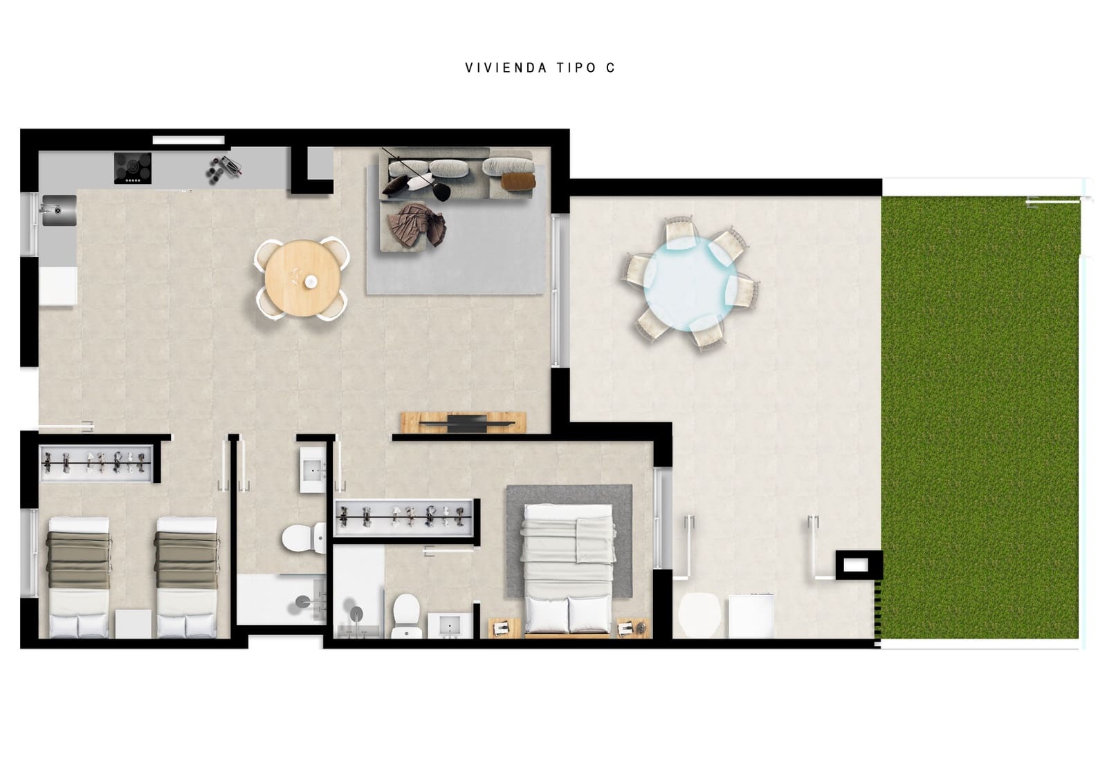 2 soverom Leilighet til salgs i Torrevieja med svømmebasseng garasje - € 310 000 (Ref: 9752529)