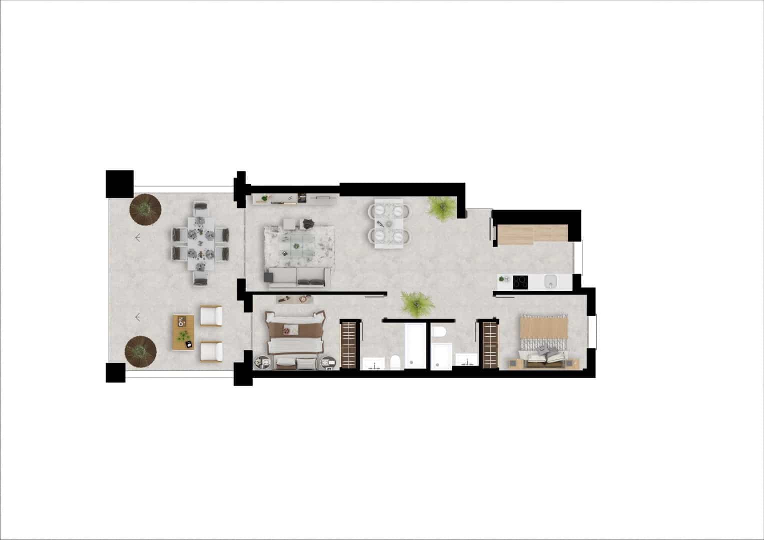 2 sovrum Lägenhet till salu i Manilva med pool garage - 390 000 € (Ref: 9784484)