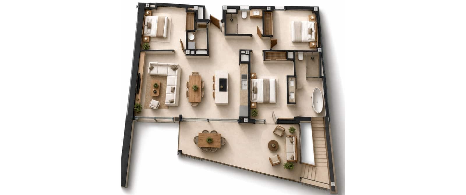 2 bedroom Apartment for sale in Peguera / Paguera with pool garage - € 900,000 (Ref: 9889306)