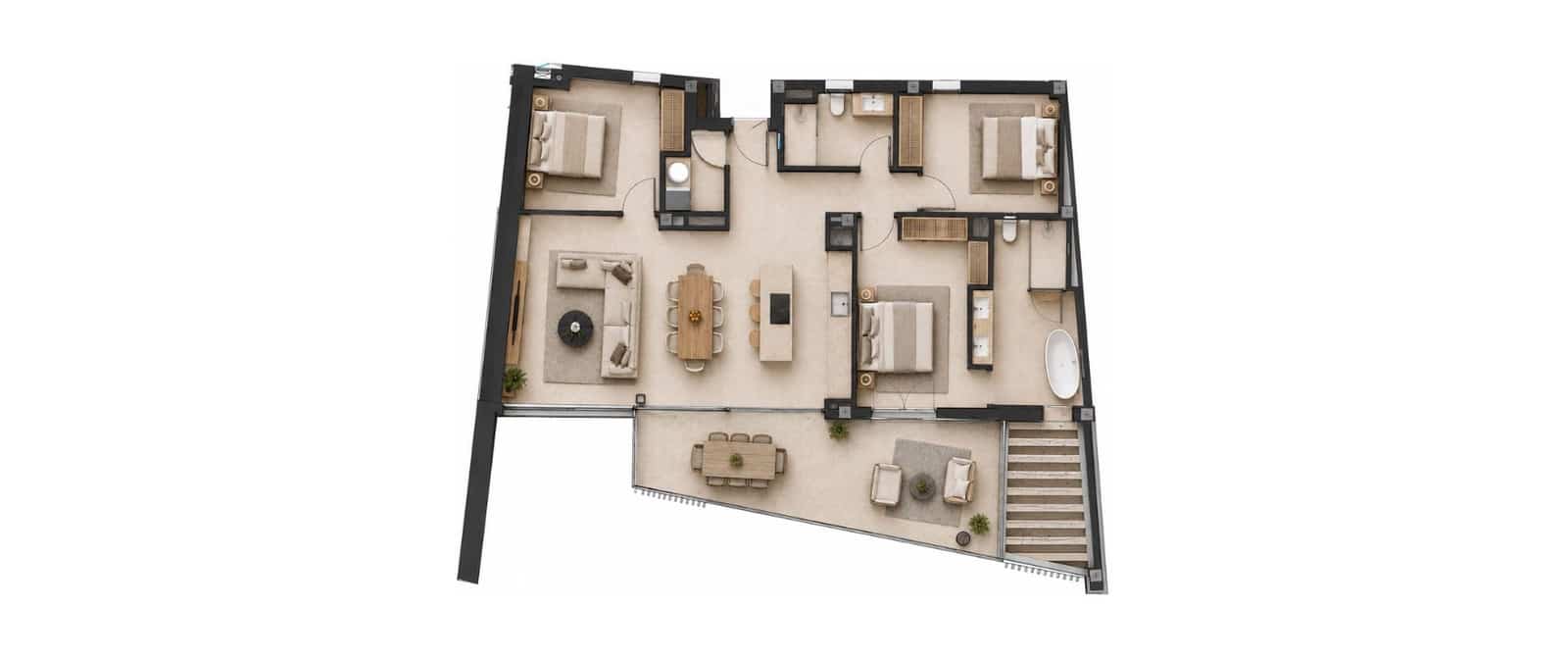 2 bedroom Apartment for sale in Peguera / Paguera with pool garage - € 900,000 (Ref: 9889306)