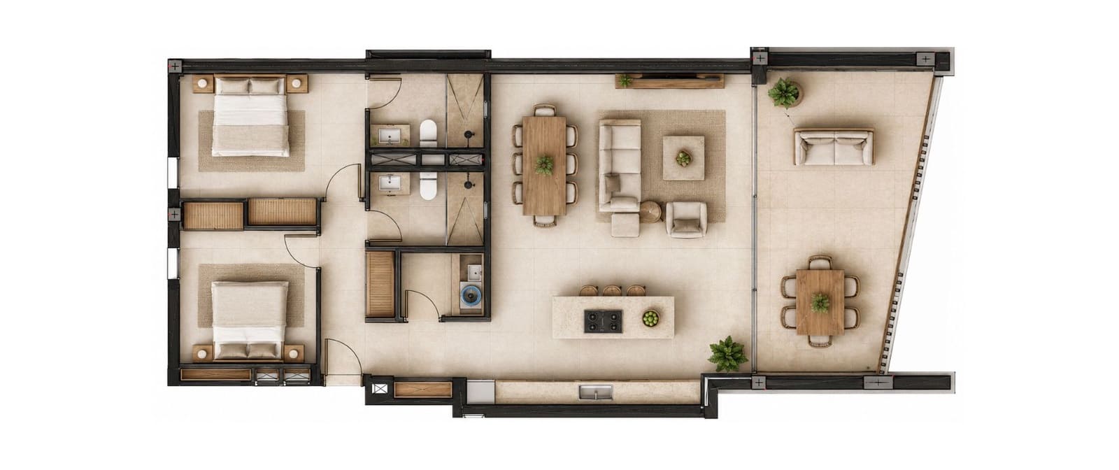 2 bedroom Apartment for sale in Peguera / Paguera with pool garage - € 900,000 (Ref: 9889306)