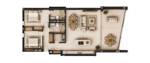 2 bedroom Apartment for sale in Peguera / Paguera, Calvià with pool garage - € 900,000 (Ref: 9889306)